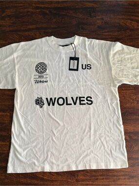 Darc Sport Stay True Wolves Premium Oversized Tee White M 628/2000